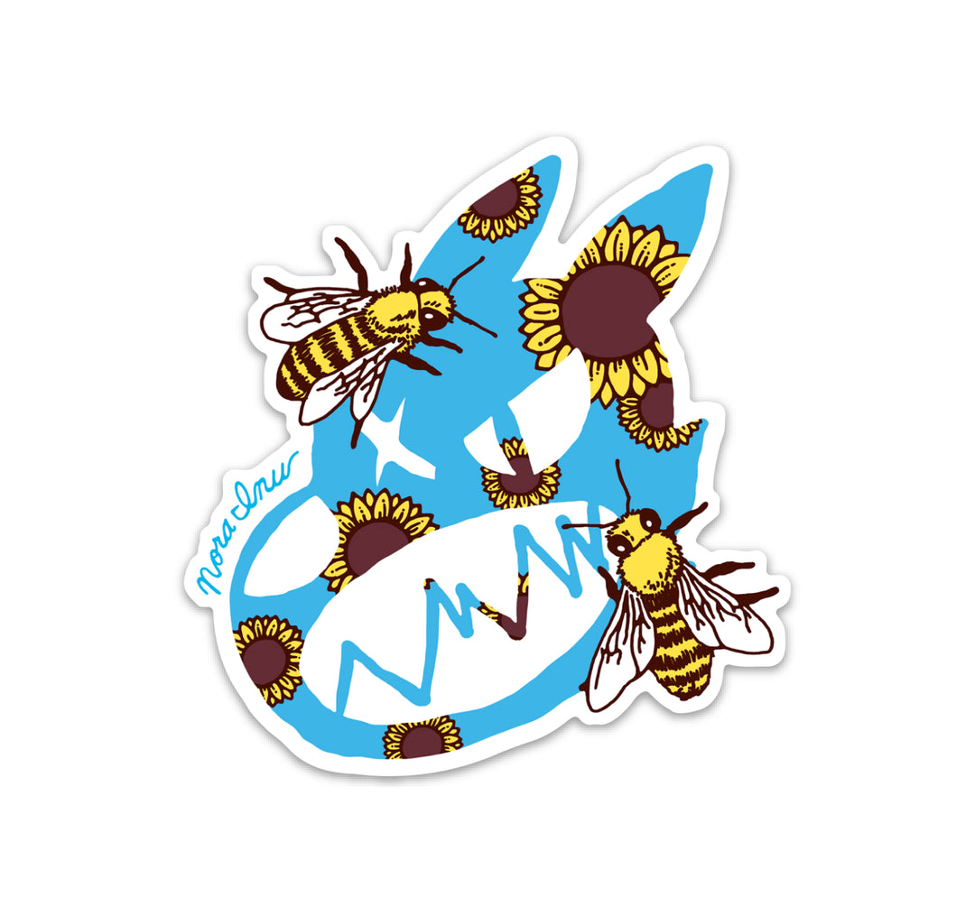 Bee Cool Logo Sticker