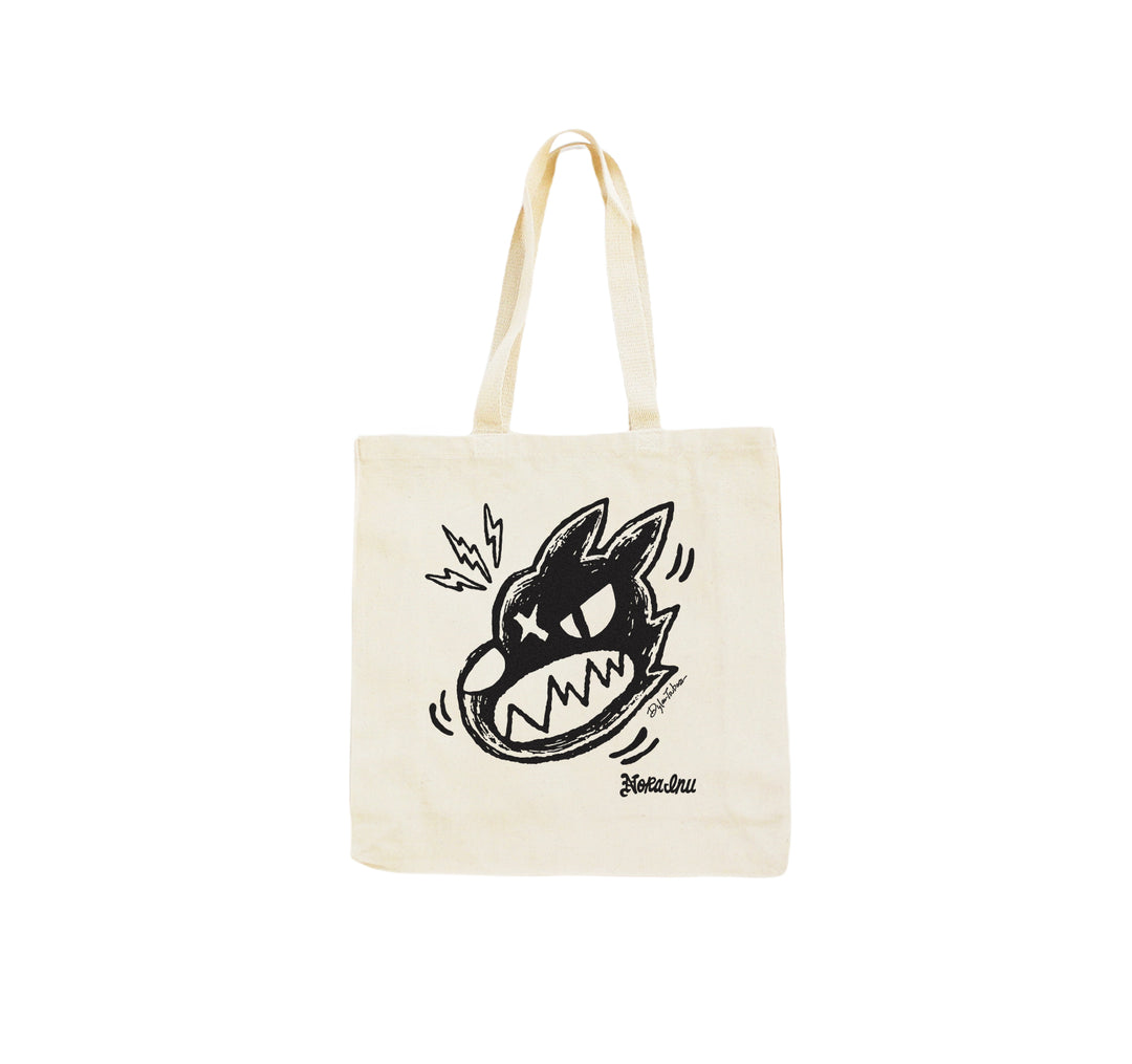 Nora Inu Canvas Tote