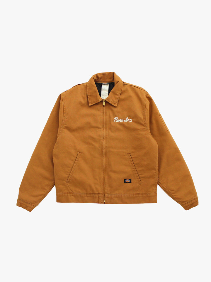 "LARGE" Nora Inu Logo Industrial Jacket (Brown)