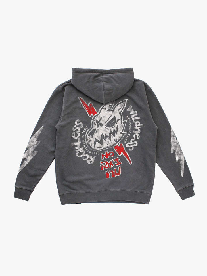 "LARGE" Vintage Skull Logo Hoodie