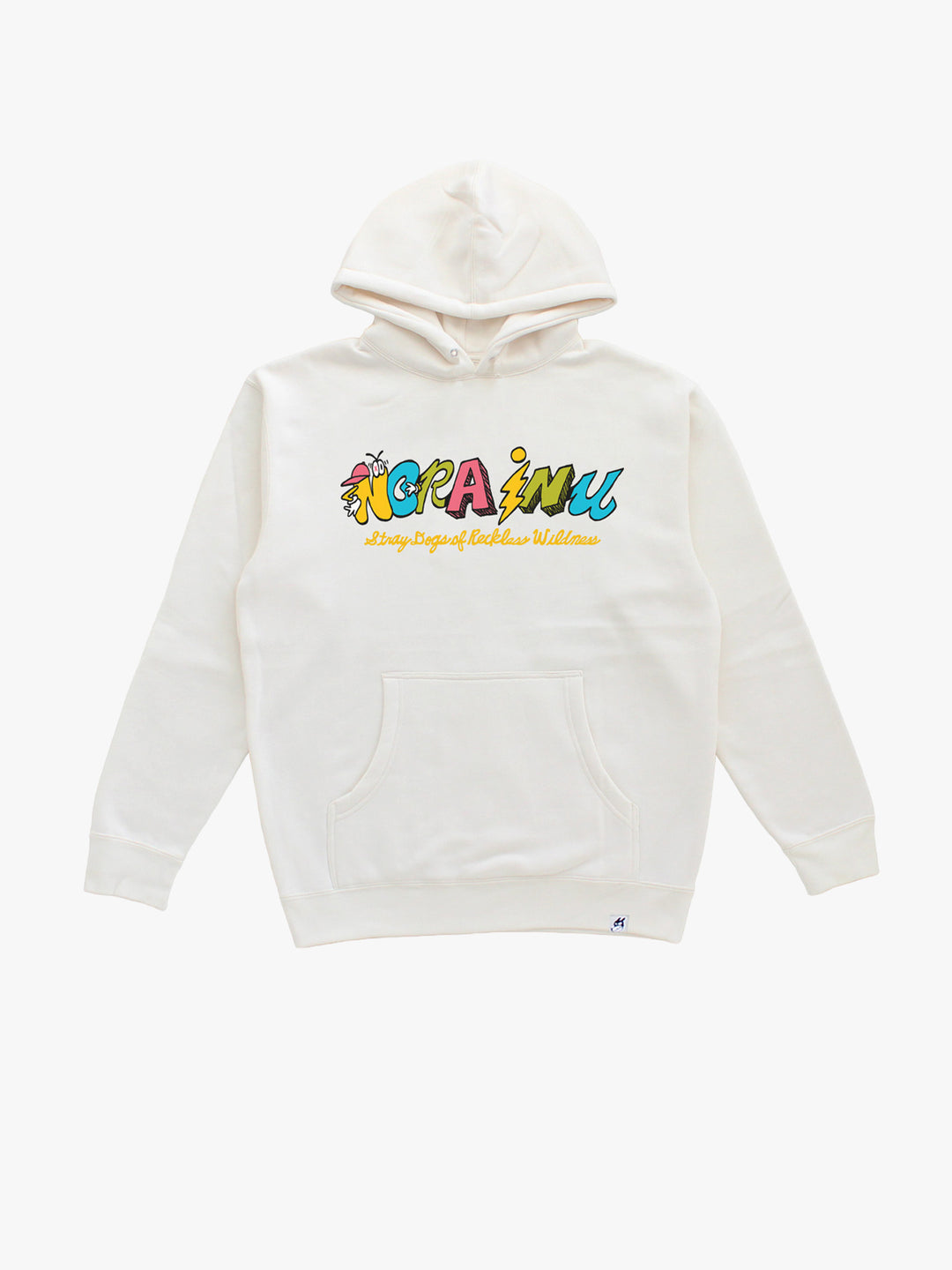 "SMALL" Cartoon Collage Logo Hoodie (Ivory)
