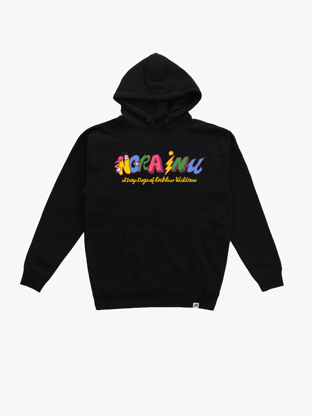 "SMALL" Cartoon Collage Logo Hoodie (Black)