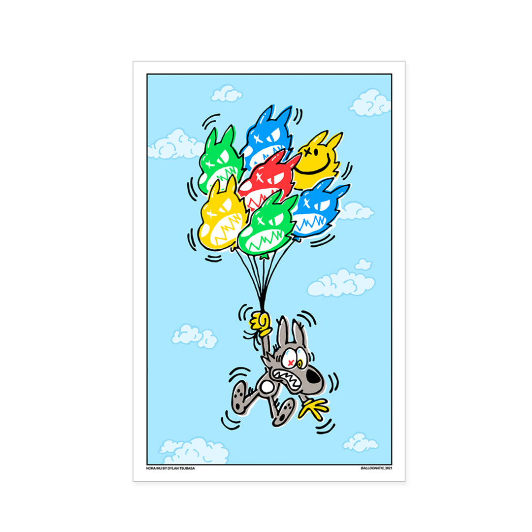 "Balloonatic" Art Print