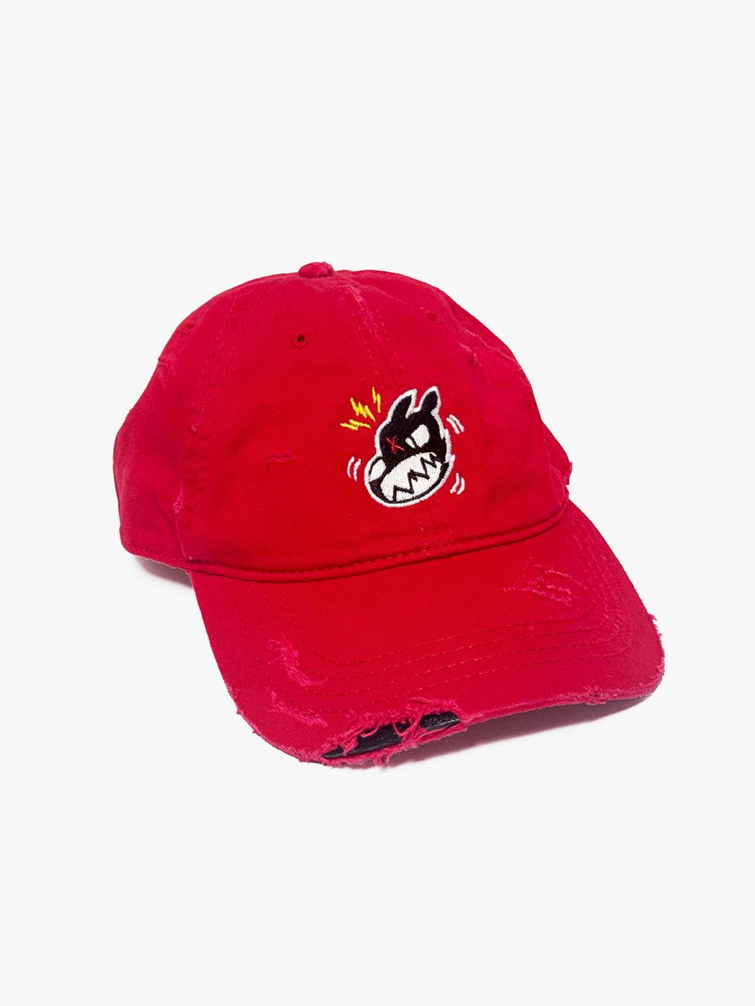 Distressed Classic Logo Cap (Red)