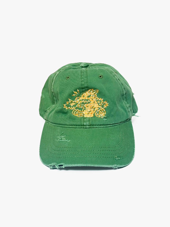 Distressed Kaiju Logo Cap (Green)