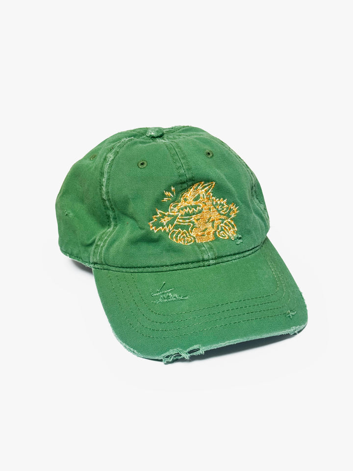 Distressed Kaiju Logo Cap (Green)
