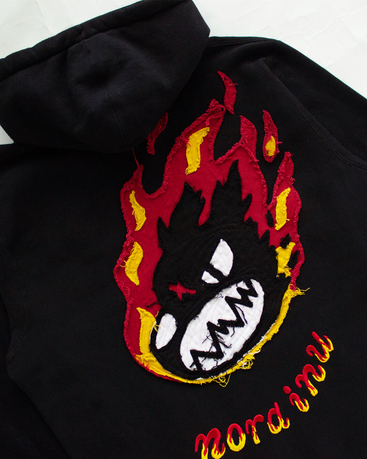 "X-LARGE" Burning Logo Hoodie (Black)