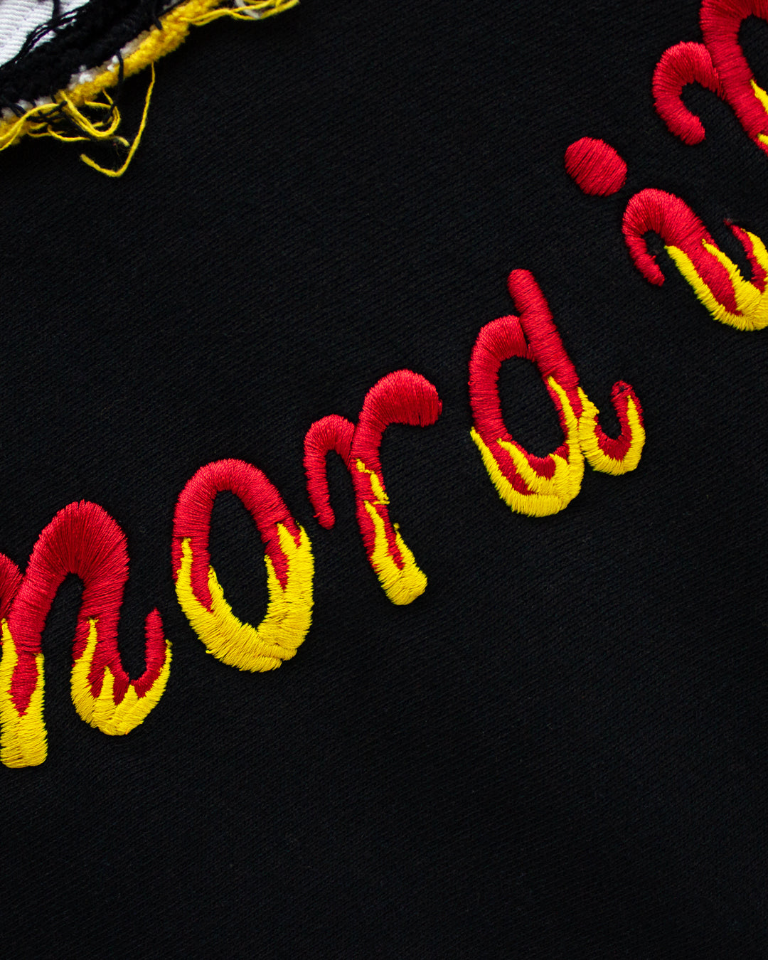 "X-LARGE" Burning Logo Hoodie (Black)