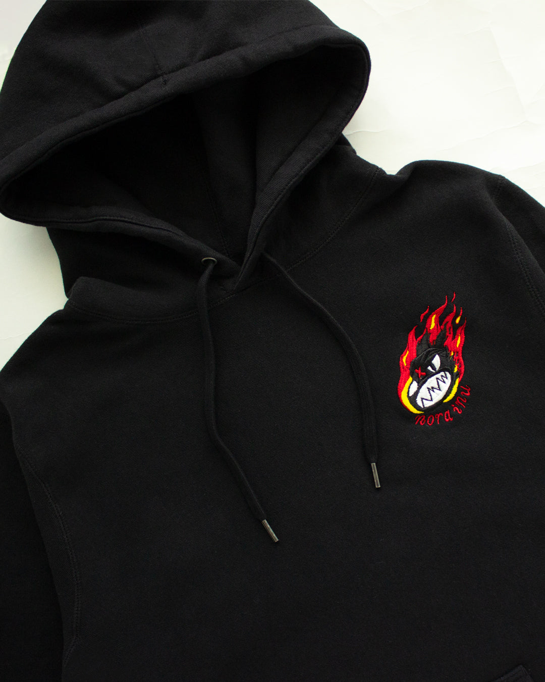 "X-LARGE" Burning Logo Hoodie (Black)