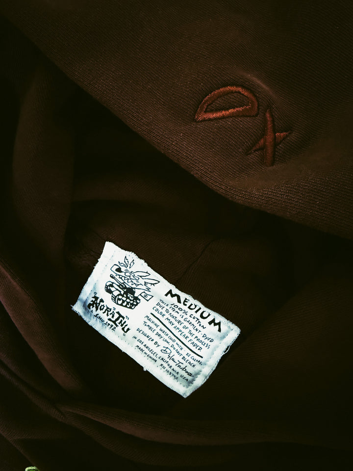 "MEDIUM" Tank Head Hoodie (Brown)