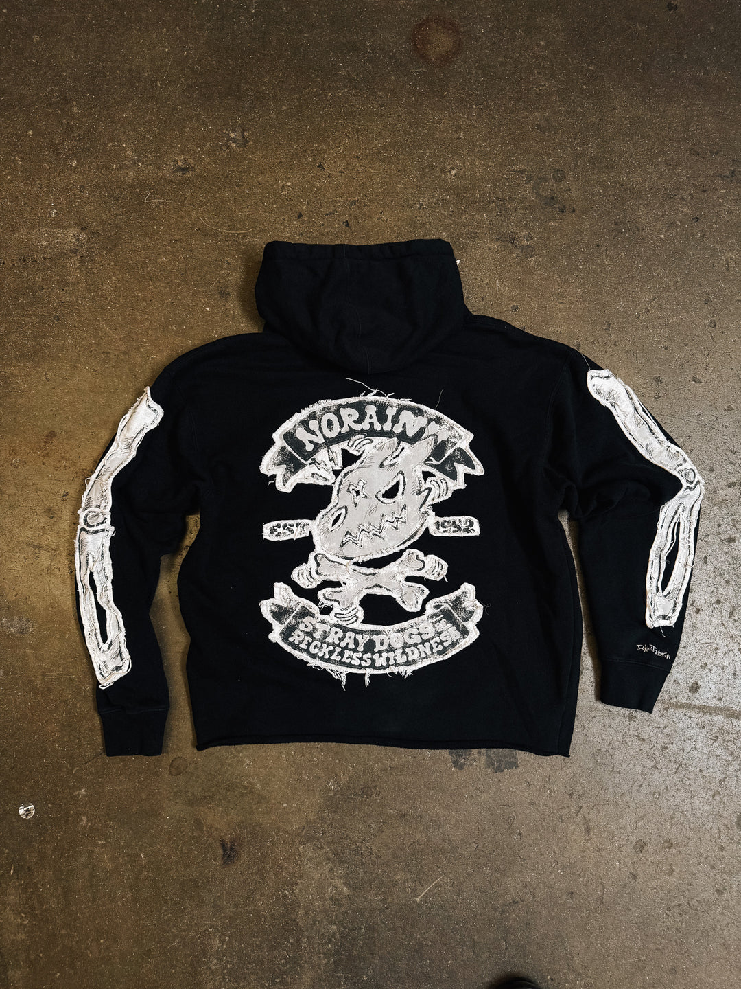 "LARGE" Skeleton Sketch Hoodie