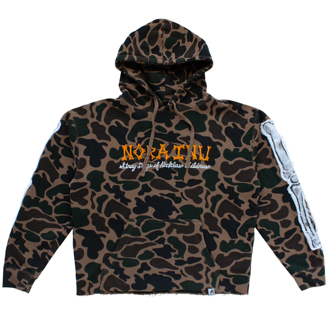 Skeleton Sketch Hoodie (Raw-Edge)