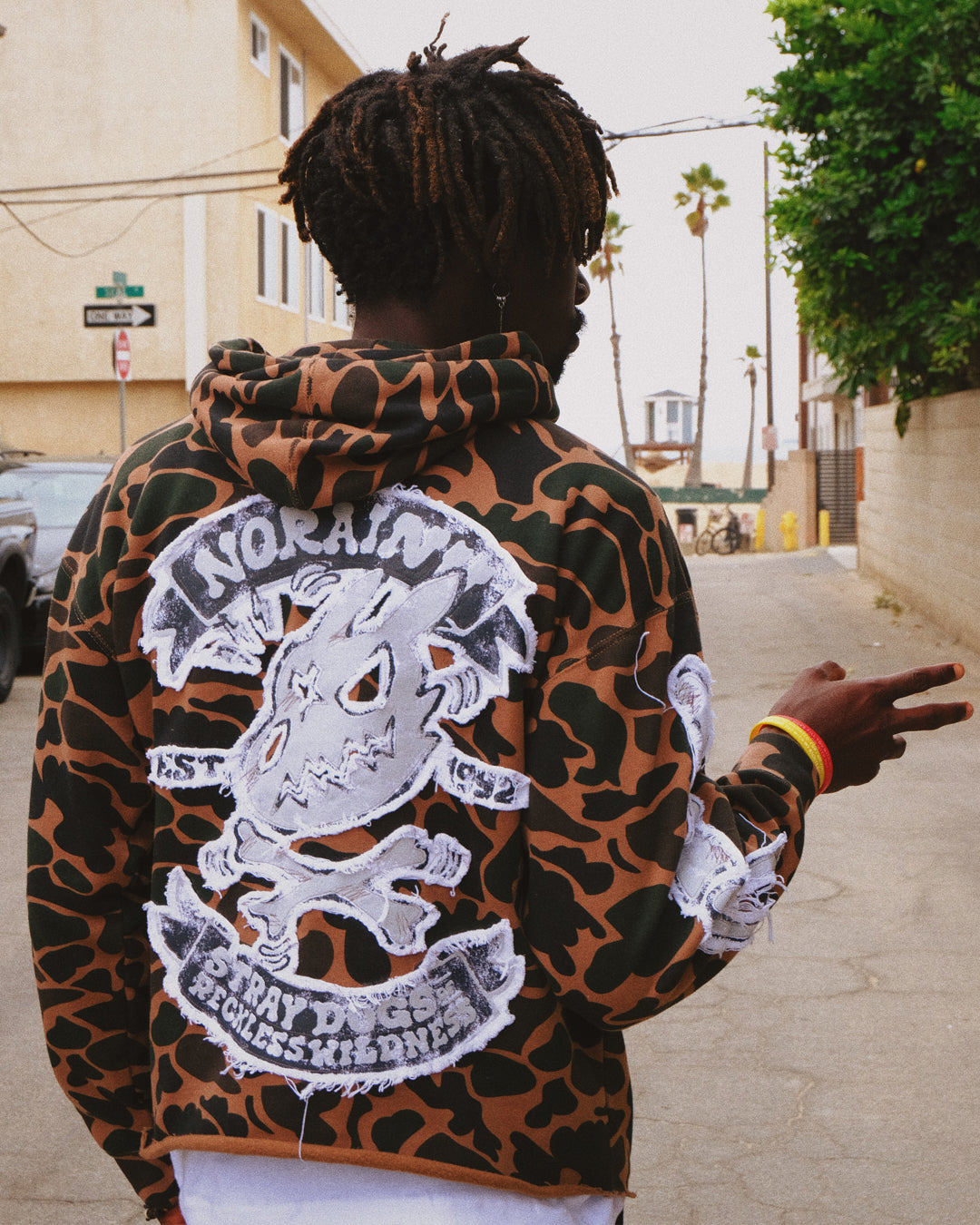 Skeleton Sketch Hoodie (Raw-Edge)