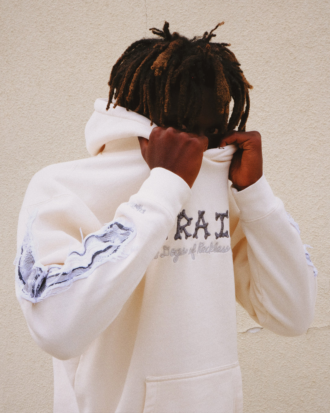 Skeleton Sketch Hoodie (Raw-Edge)