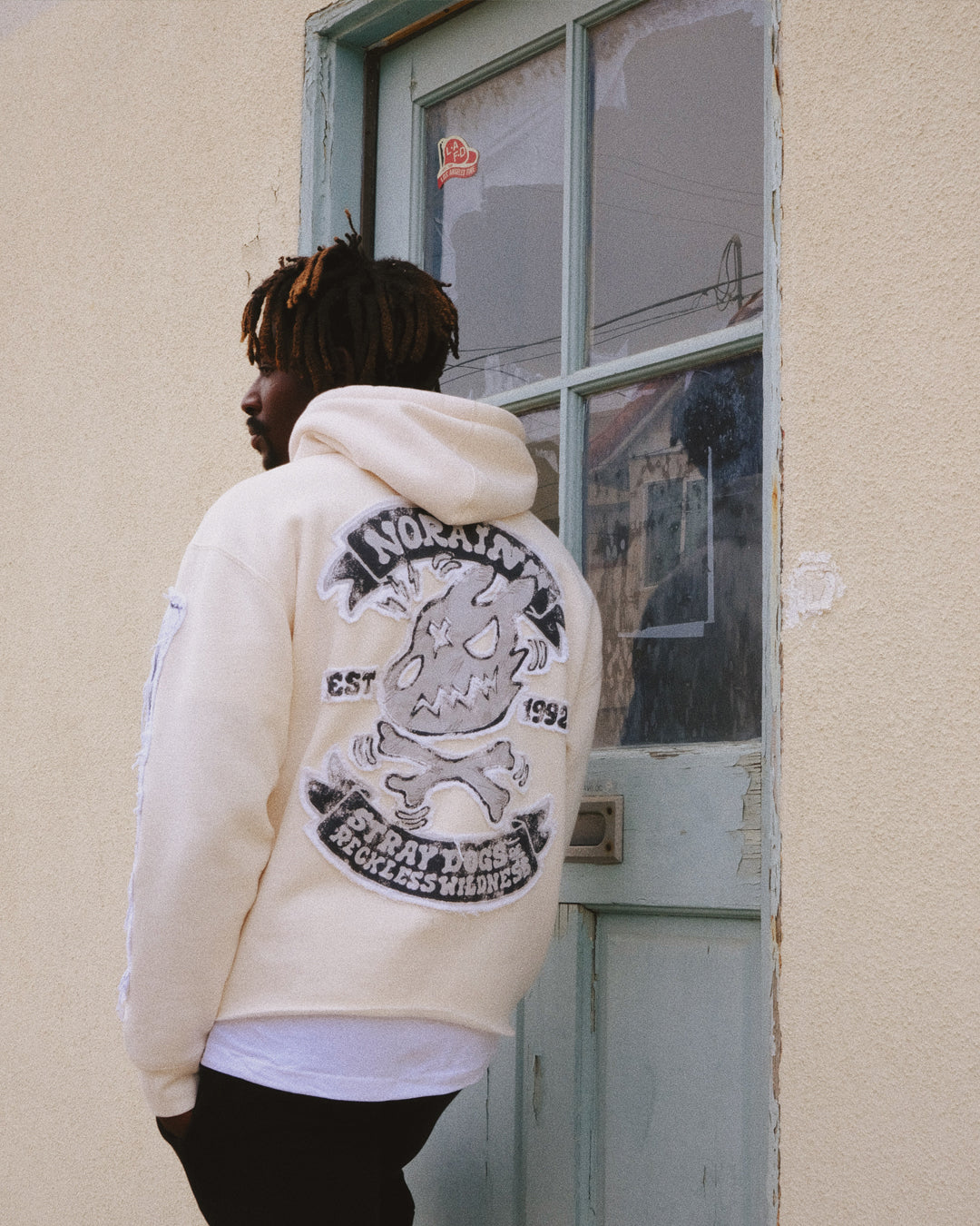 Skeleton Sketch Hoodie (Raw-Edge)