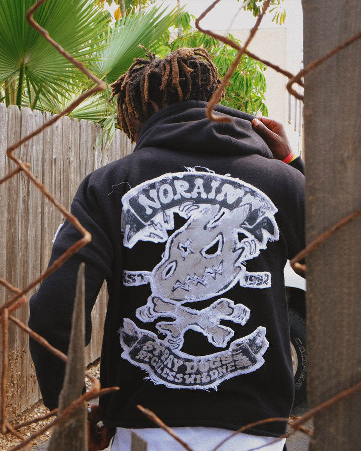 Skeleton Sketch Hoodie (Raw-Edge)