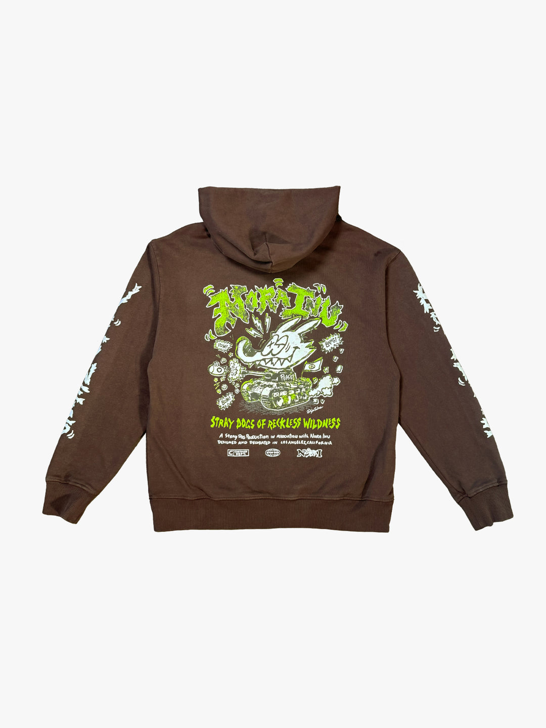 "MEDIUM" Tank Head Hoodie (Brown)