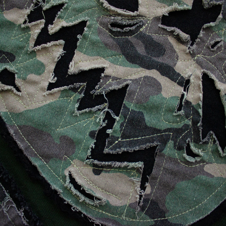 "X-LARGE" Camo Skull 14oz Superheavy Hoodie (Ivy)