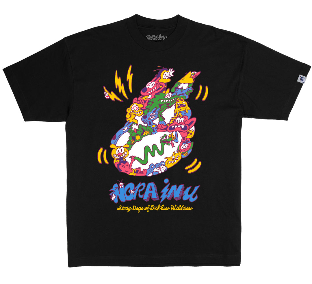 Cartoon Collage Logo Tee