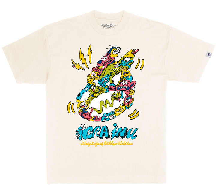 Cartoon Collage Logo Tee