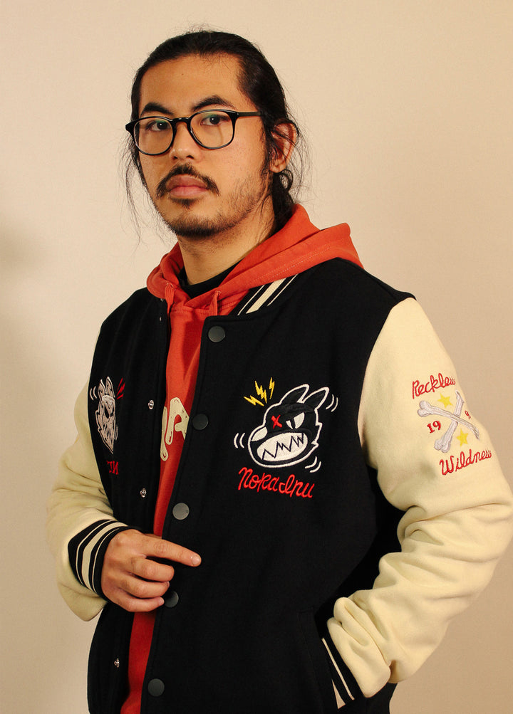 Dual Logo Letterman Jacket